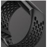 Mobigear Hole - Fitbit Charge 5 Bandje Flexibel Siliconen Gespsluiting - Rood