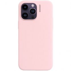 Nudient Base - Apple iPhone 14 Pro Max Hoesje Flexibel Siliconen Backcover - Baby Pink