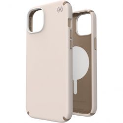 Speck Presidio2 Pro Apple iPhone 15 Plus MagSafe Hoesje Hardcase Backcover Shockproof - Bleached Bone